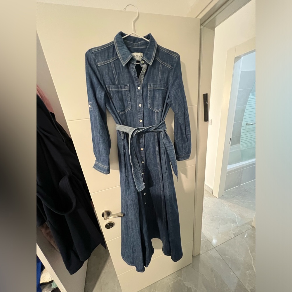 Marella denim midi dress